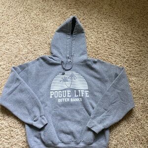 Pogue Life - Outer Banks Gildan Gray Pullover Sweatshirt